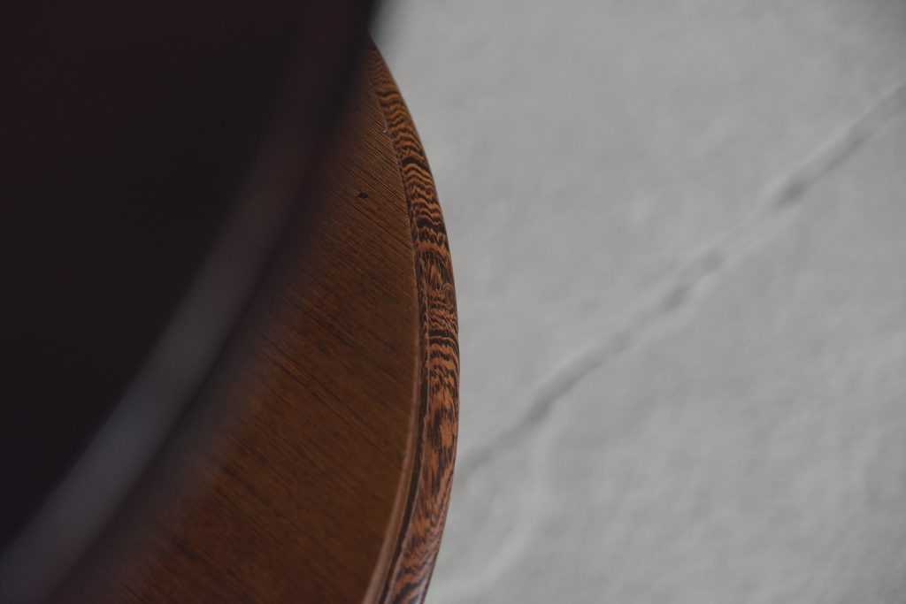 Mid-Century Modern Wenge Organic-Shaped Boomerang Custom Desk, 1960s