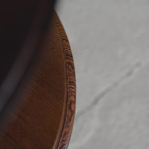 Mid-Century Modern Wenge Organic-Shaped Boomerang Custom Desk, 1960s
