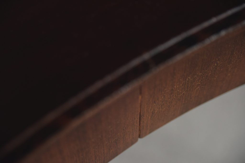 Mid-Century Modern Wenge Organic-Shaped Boomerang Custom Desk, 1960s