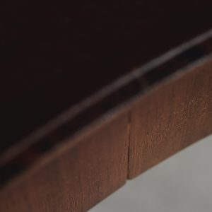Mid-Century Modern Wenge Organic-Shaped Boomerang Custom Desk, 1960s