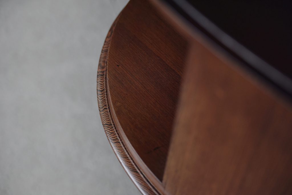 Mid-Century Modern Wenge Organic-Shaped Boomerang Custom Desk, 1960s