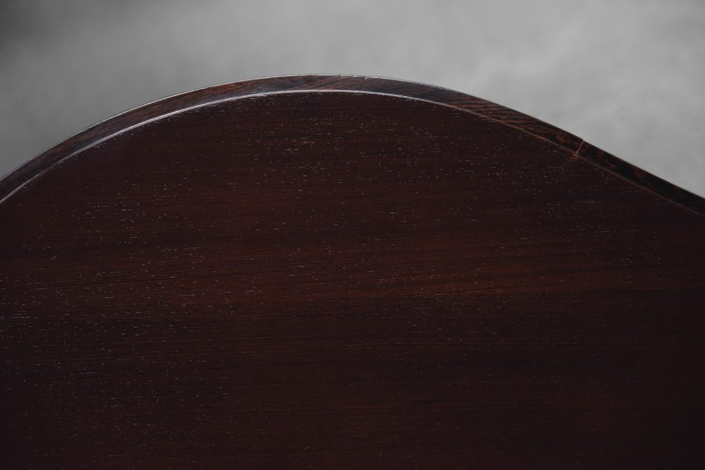 Mid-Century Modern Wenge Organic-Shaped Boomerang Custom Desk, 1960s