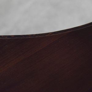 Mid-Century Modern Wenge Organic-Shaped Boomerang Custom Desk, 1960s