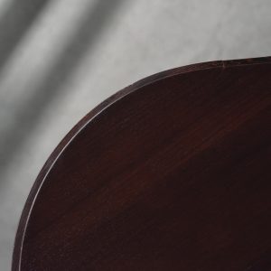 Mid-Century Modern Wenge Organic-Shaped Boomerang Custom Desk, 1960s