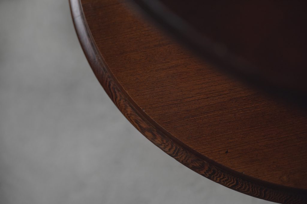 Mid-Century Modern Wenge Organic-Shaped Boomerang Custom Desk, 1960s