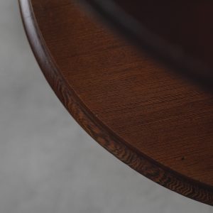 Mid-Century Modern Wenge Organic-Shaped Boomerang Custom Desk, 1960s
