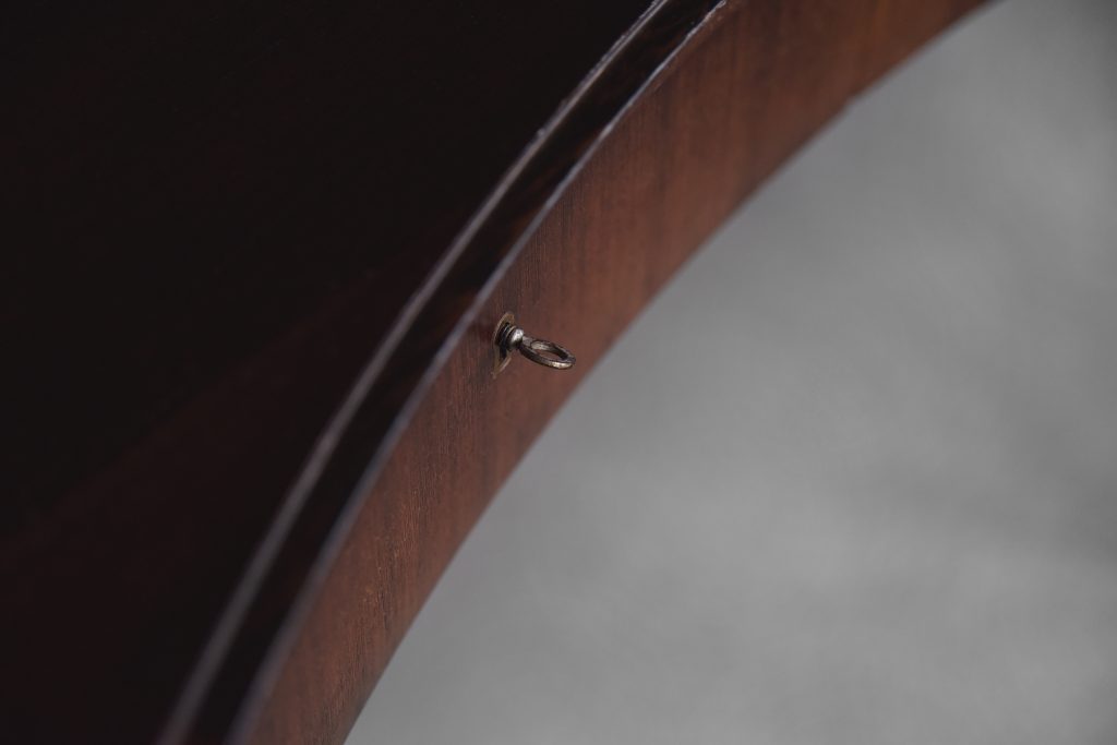 Mid-Century Modern Wenge Organic-Shaped Boomerang Custom Desk, 1960s