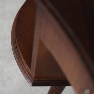 Mid-Century Modern Wenge Organic-Shaped Boomerang Custom Desk, 1960s