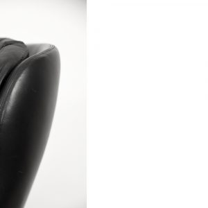 Swedish Modernist Leather Swivel Lounge Chair from Selig Imperial, 1970s