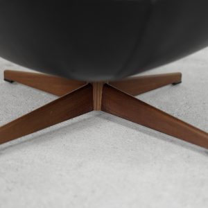 Swedish Modernist Leather Swivel Lounge Chair from Selig Imperial, 1970s