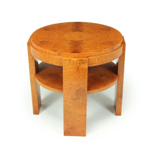 French Art Deco Coffee Table In Amboyna
