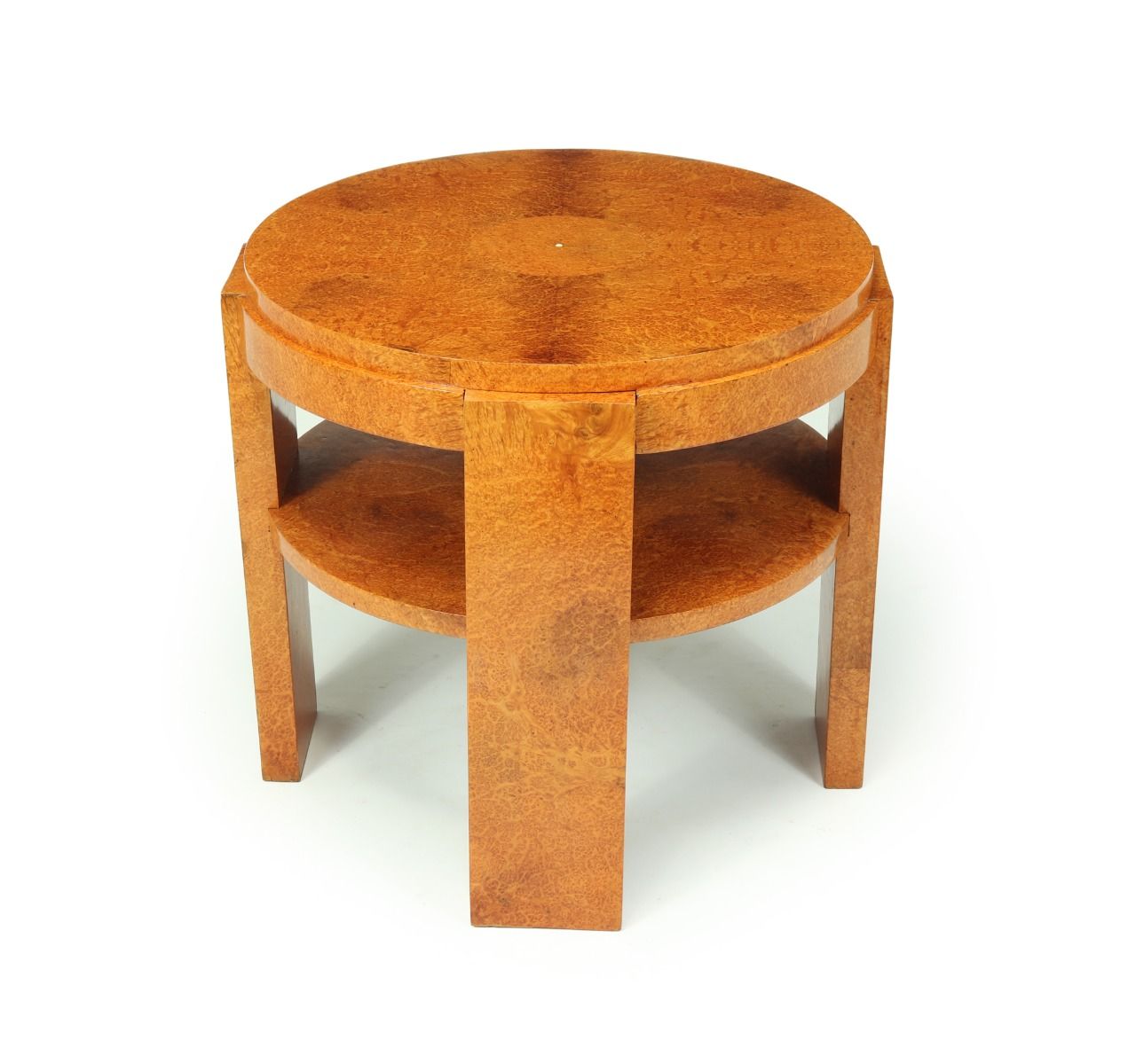 French Art Deco Coffee Table In Amboyna