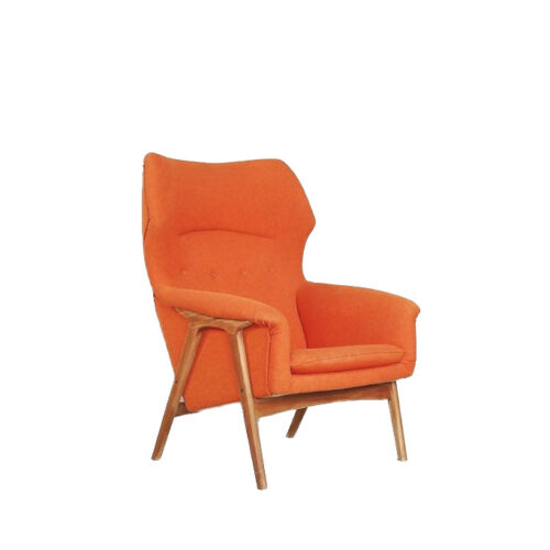 Mid-Century Elm Wing Master Chair by Thorbjörn Afdal for Bruksbo, 1960s