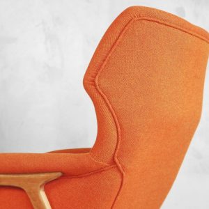Mid-Century Elm Wing Master Chair by Thorbjörn Afdal for Bruksbo, 1960s