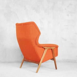 Mid-Century Elm Wing Master Chair by Thorbjörn Afdal for Bruksbo, 1960s