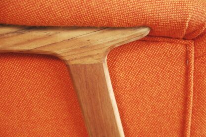 Mid-Century Elm Wing Master Chair by Thorbjörn Afdal for Bruksbo, 1960s - Image 8