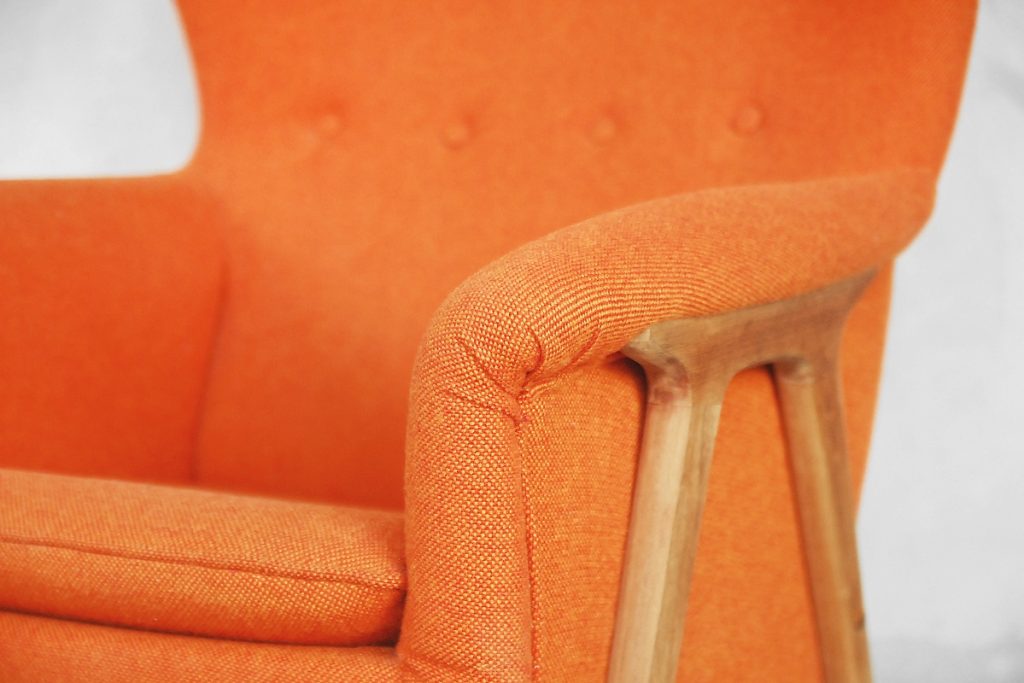 Mid-Century Elm Wing Master Chair by Thorbjörn Afdal for Bruksbo, 1960s