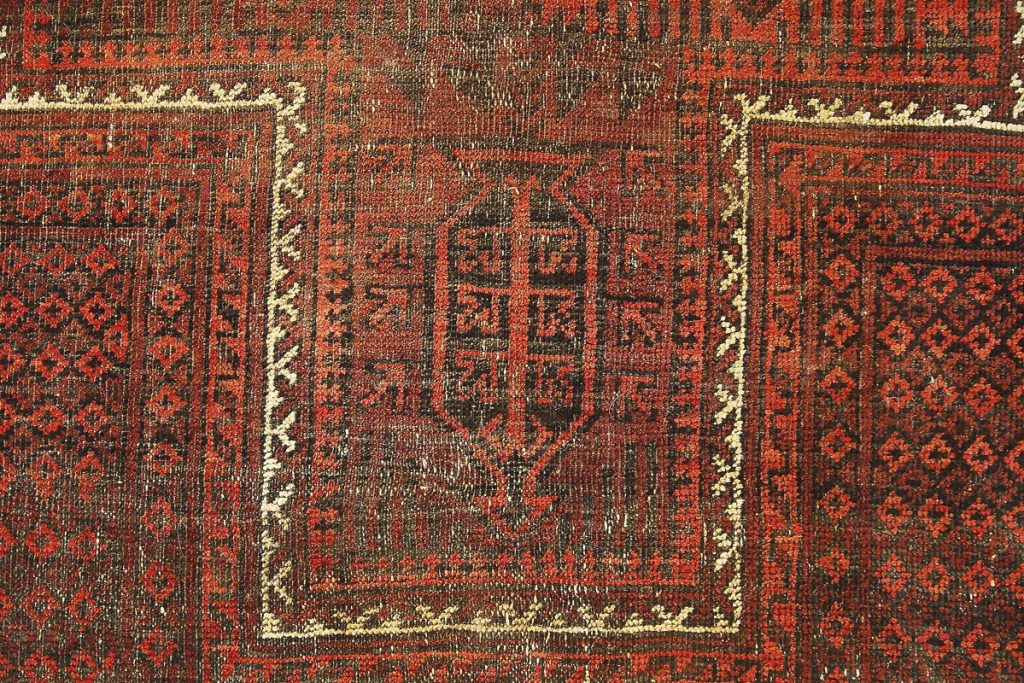 Hand-Knotted Rug, 1920s