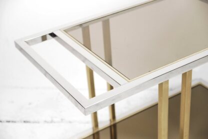 Belgian Gilded Bar Cart from Belgo Chrom, 1970s - Image 3