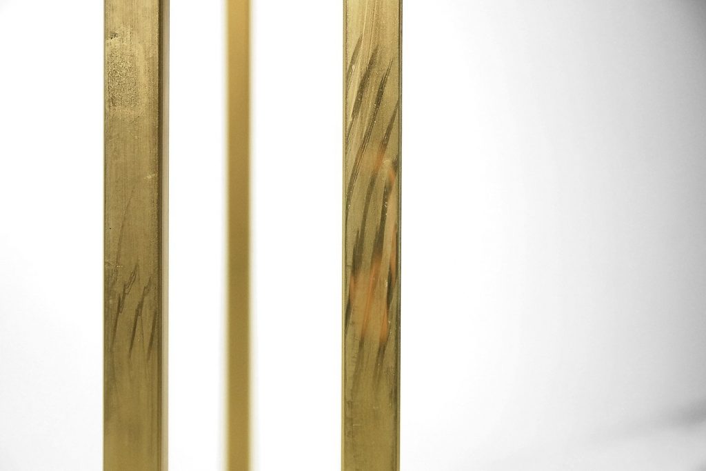 Belgian Gilded Bar Cart from Belgo Chrom, 1970s