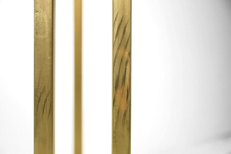 Belgian Gilded Bar Cart from Belgo Chrom, 1970s