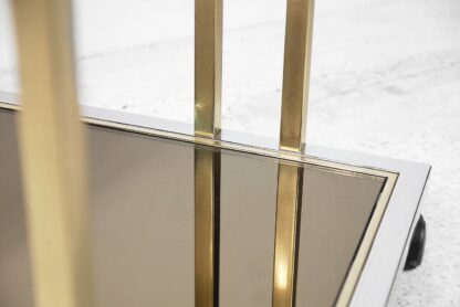 Belgian Gilded Bar Cart from Belgo Chrom, 1970s - Image 12