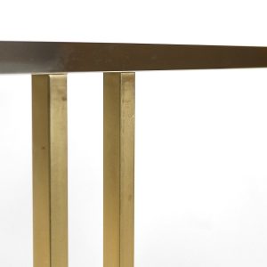 Belgian Gilded Bar Cart from Belgo Chrom, 1970s