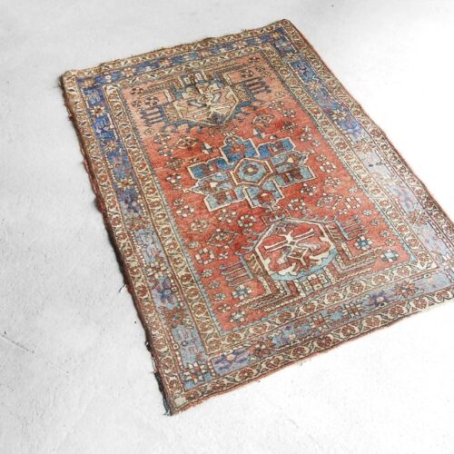 Antique Hand-Woven Middle Eastern Rug, 1920s