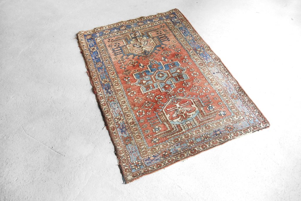 Antique Hand-Woven Middle Eastern Rug, 1920s