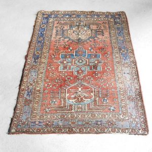 Antique Hand-Woven Middle Eastern Rug, 1920s