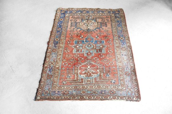Antique Hand-Woven Middle Eastern Rug, 1920s - Image 2