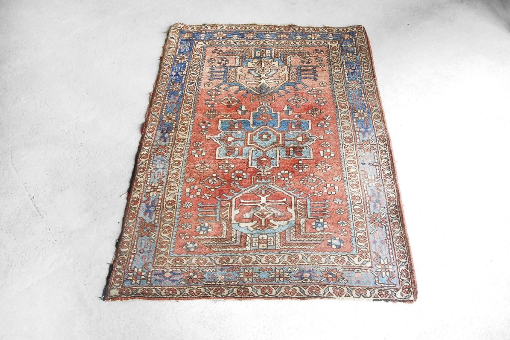 Antique Hand-Woven Middle Eastern Rug, 1920s