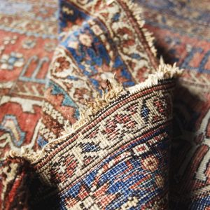 Antique Hand-Woven Middle Eastern Rug, 1920s