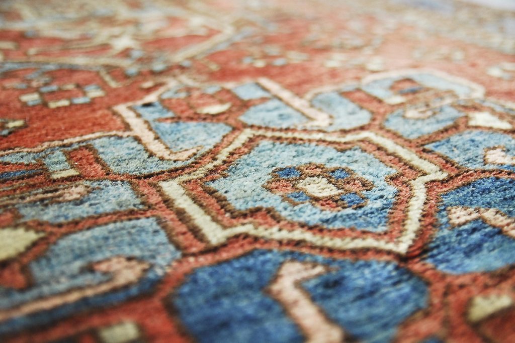 Antique Hand-Woven Middle Eastern Rug, 1920s