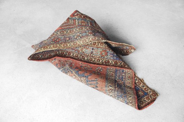 Antique Hand-Woven Middle Eastern Rug, 1920s - Image 15