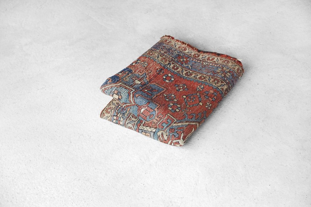 Antique Hand-Woven Middle Eastern Rug, 1920s