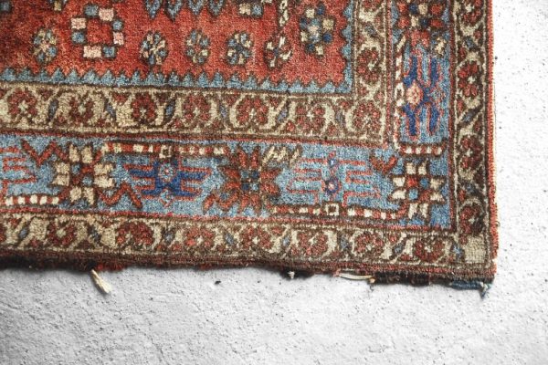 Antique Hand-Woven Middle Eastern Rug, 1920s - Image 4