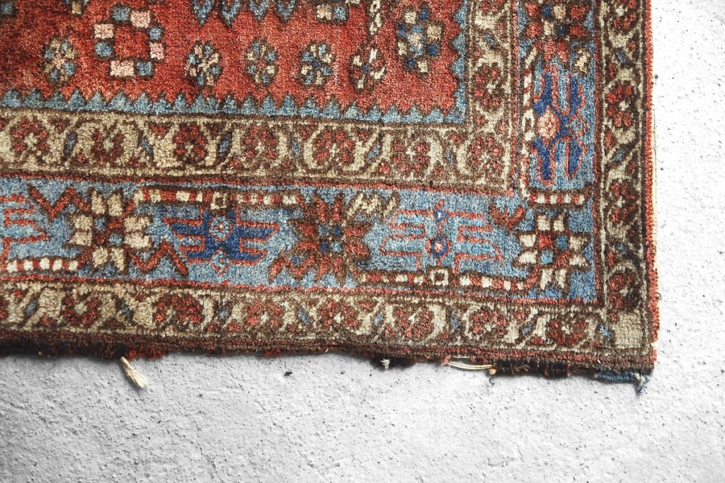 Antique Hand-Woven Middle Eastern Rug, 1920s