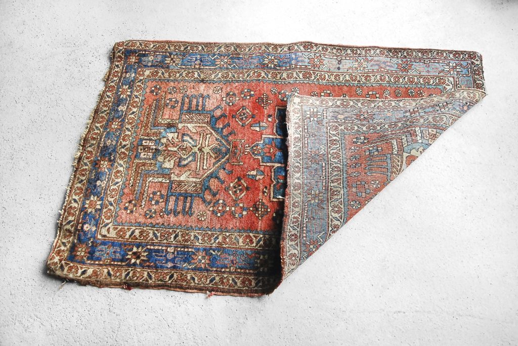 Antique Hand-Woven Middle Eastern Rug, 1920s