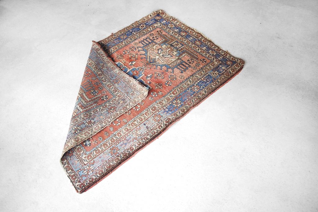 Antique Hand-Woven Middle Eastern Rug, 1920s