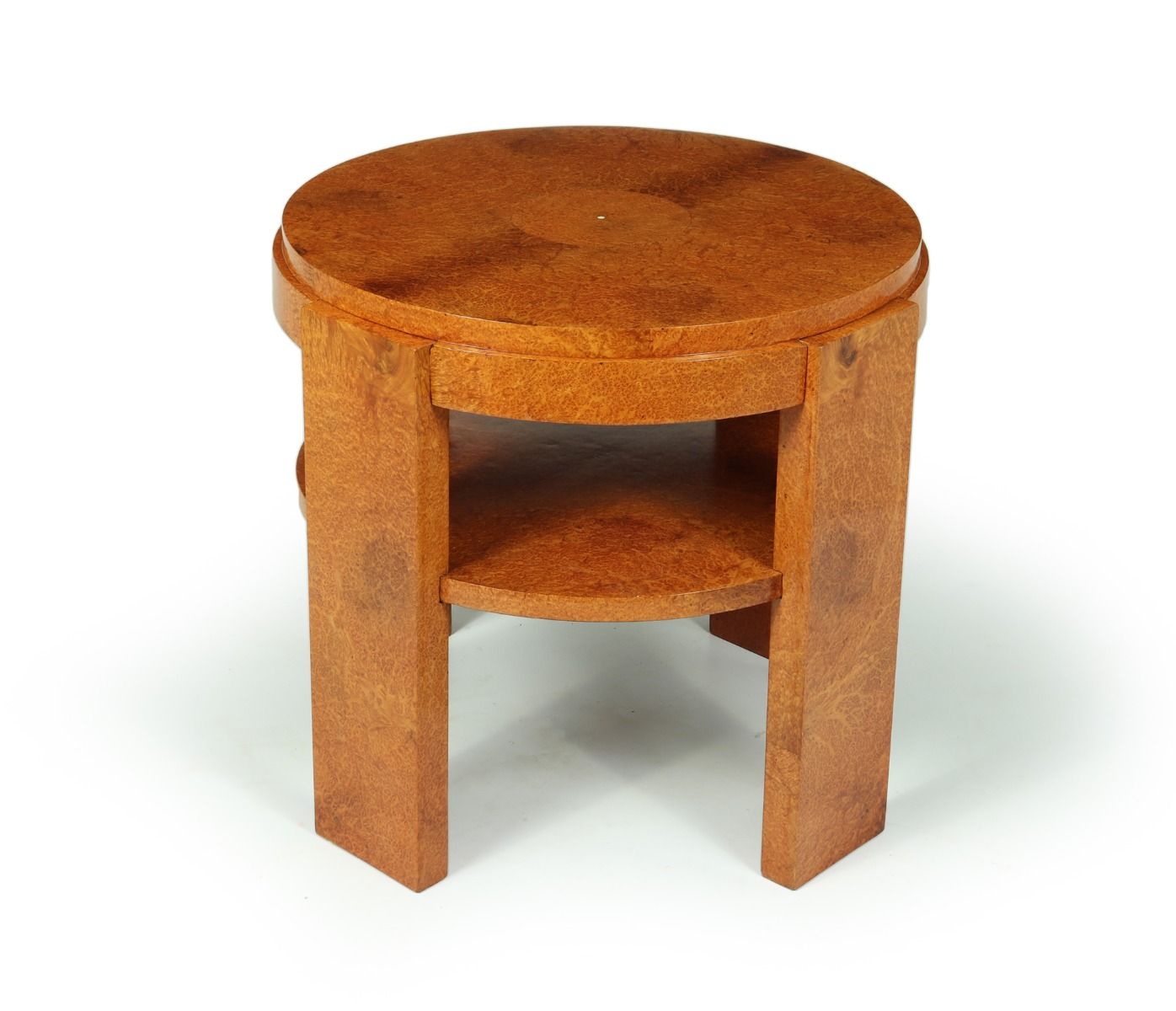 French Art Deco Coffee Table In Amboyna