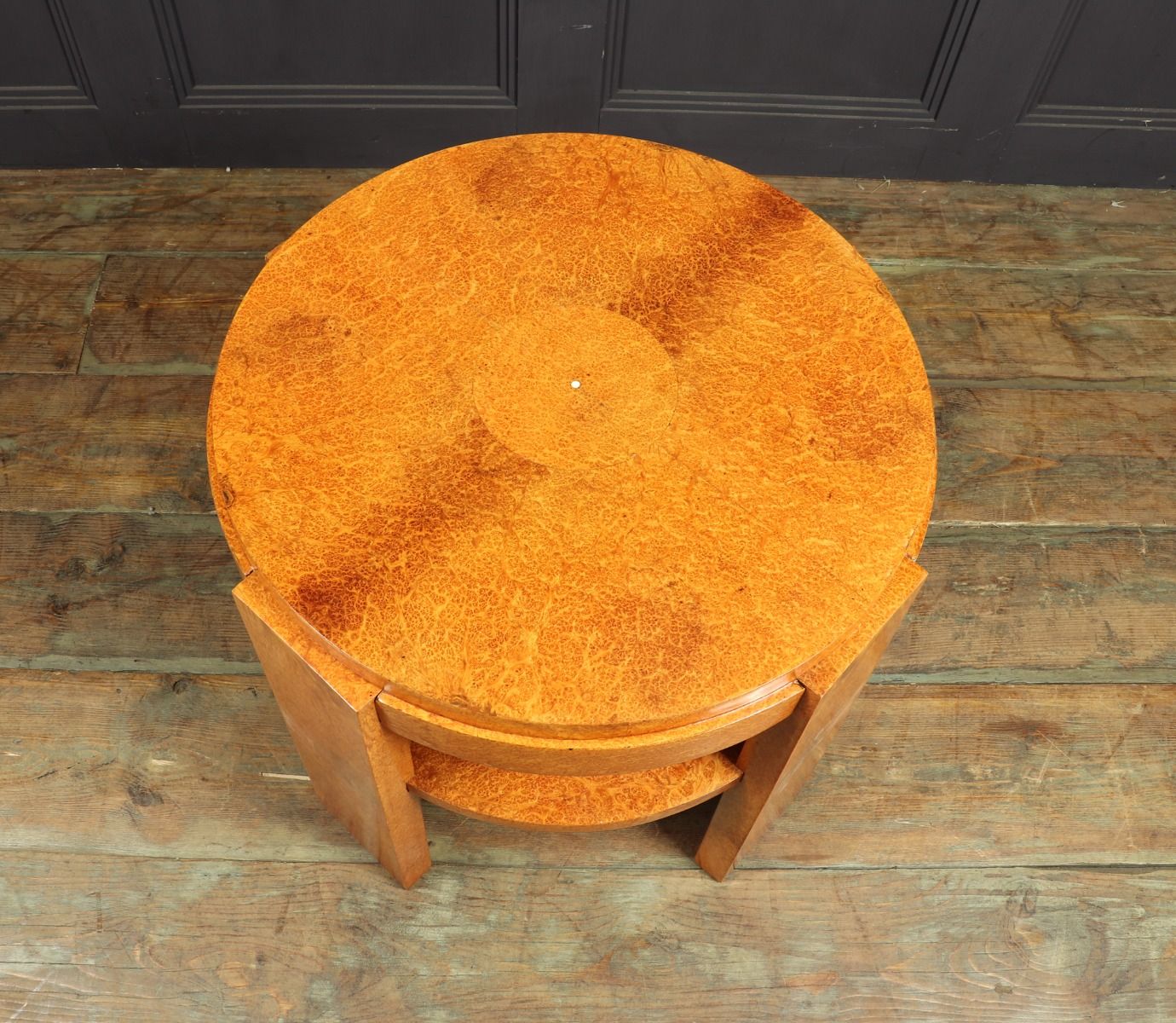 French Art Deco Coffee Table In Amboyna
