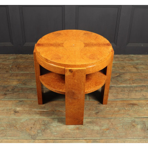 French Art Deco Coffee Table In Amboyna