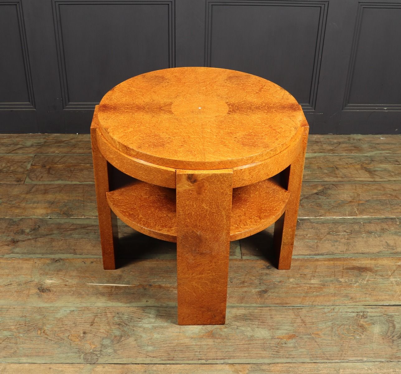 French Art Deco Coffee Table In Amboyna