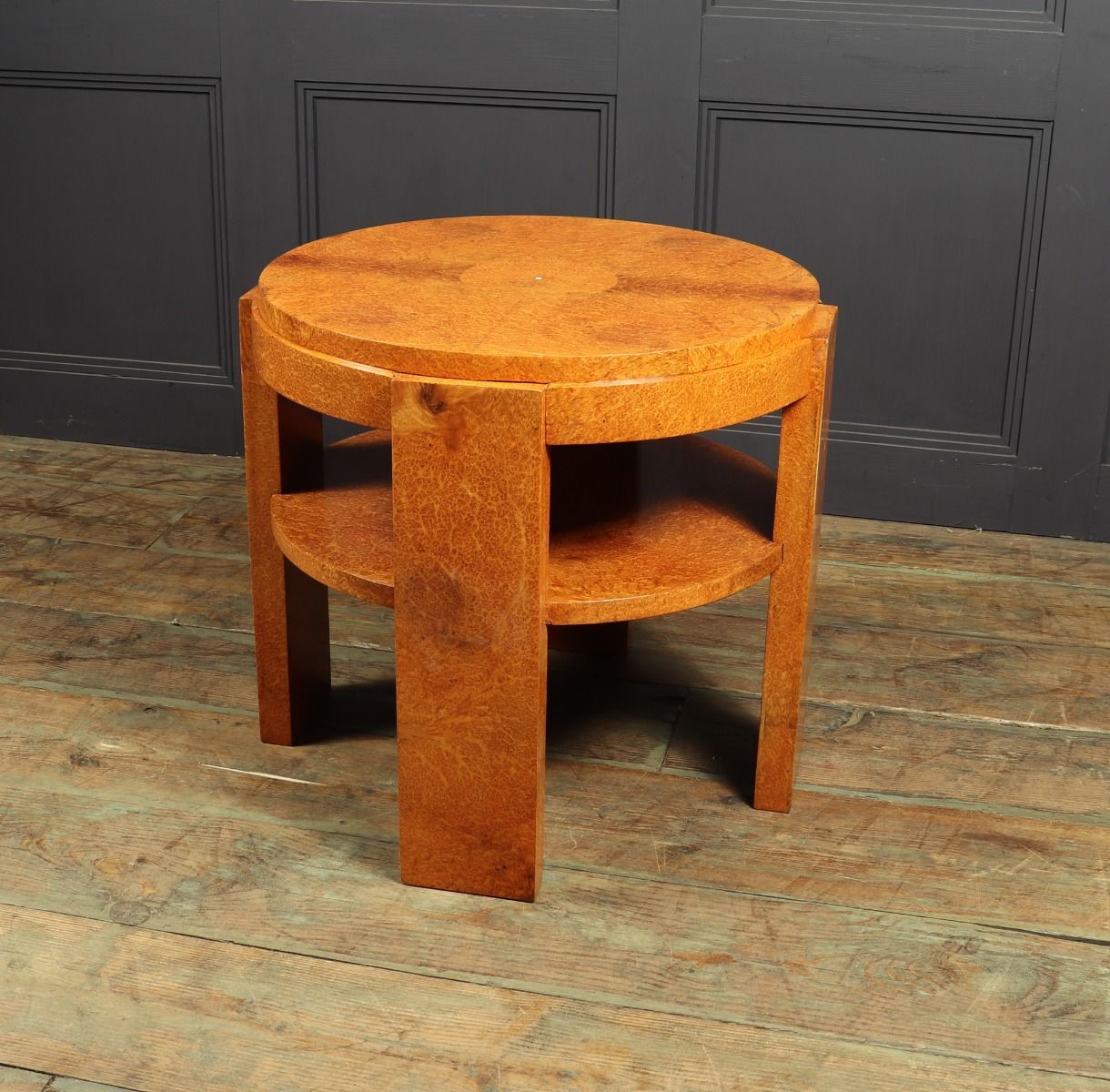 French Art Deco Coffee Table In Amboyna