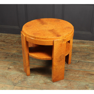 French Art Deco Coffee Table In Amboyna
