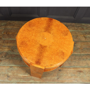French Art Deco Coffee Table In Amboyna
