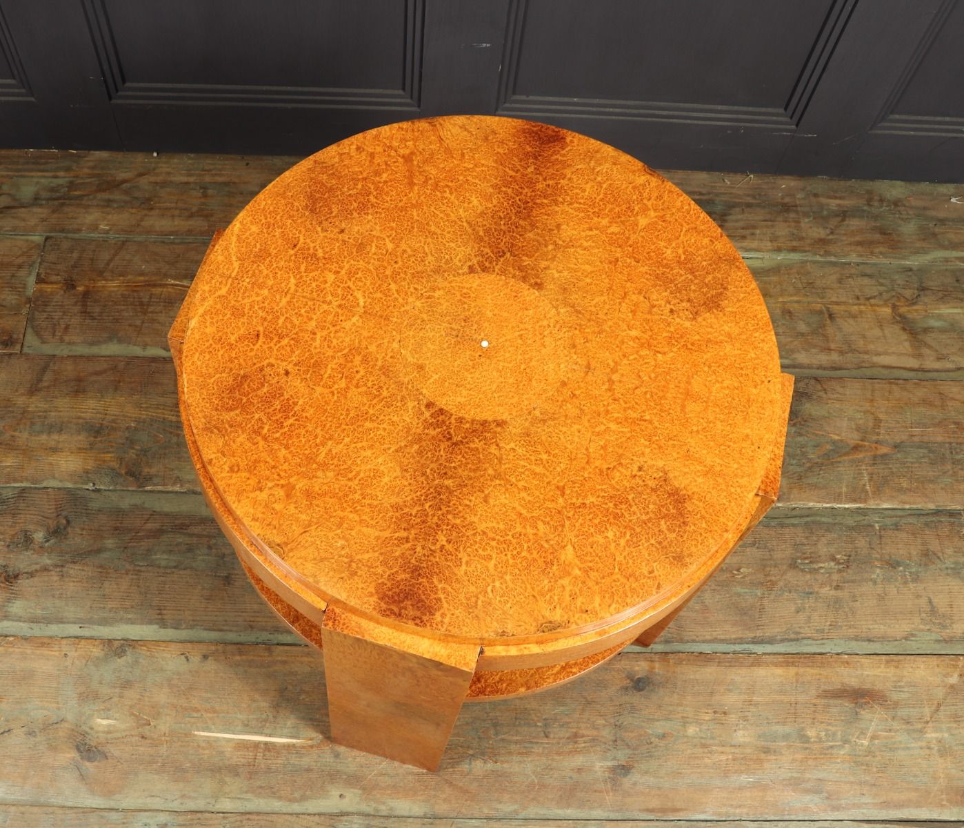 French Art Deco Coffee Table In Amboyna