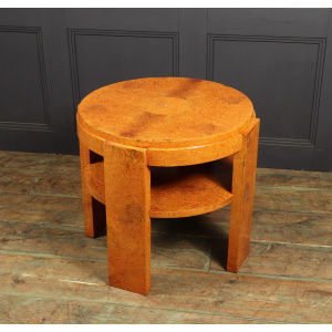 French Art Deco Coffee Table In Amboyna