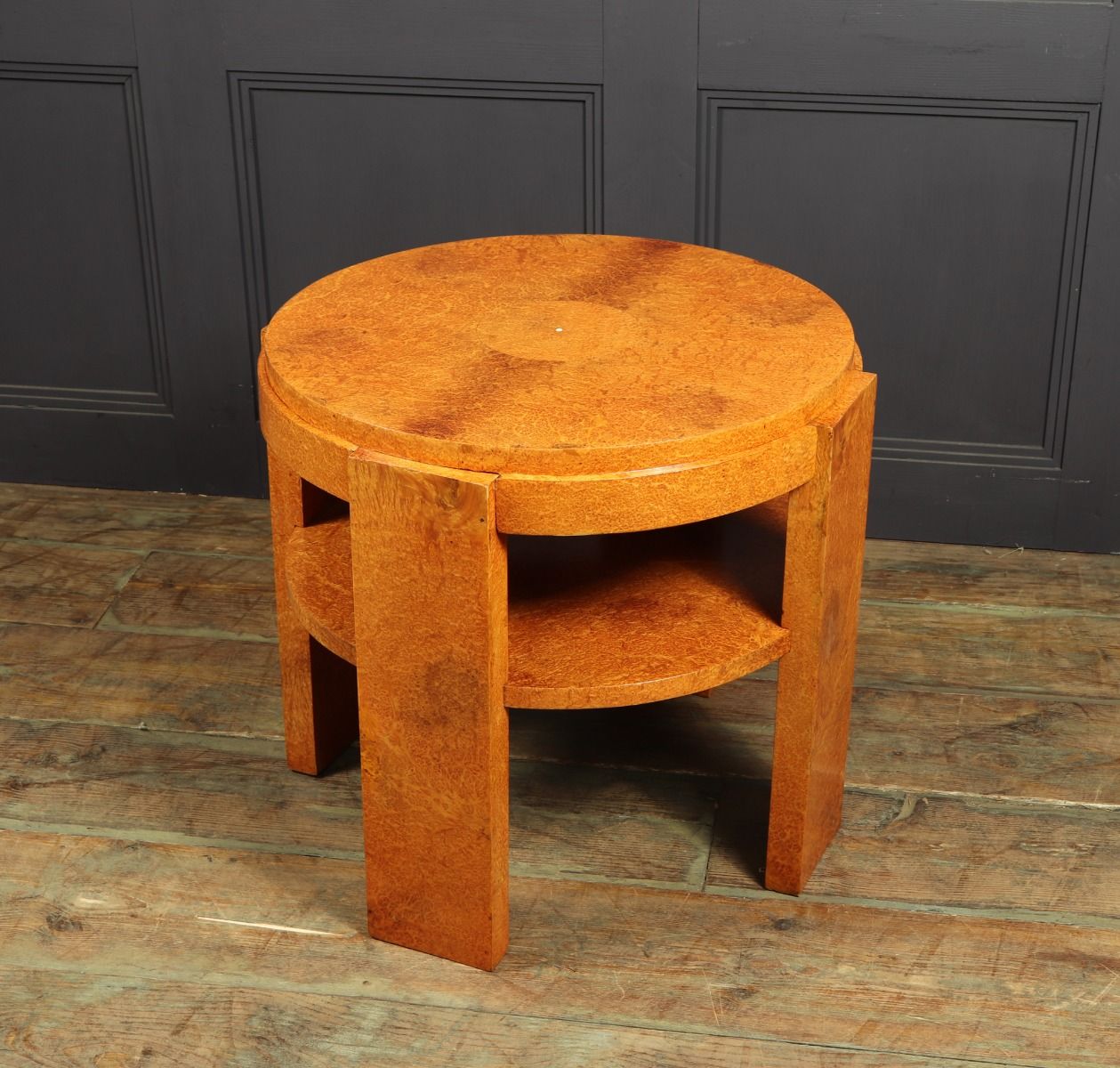 French Art Deco Coffee Table In Amboyna